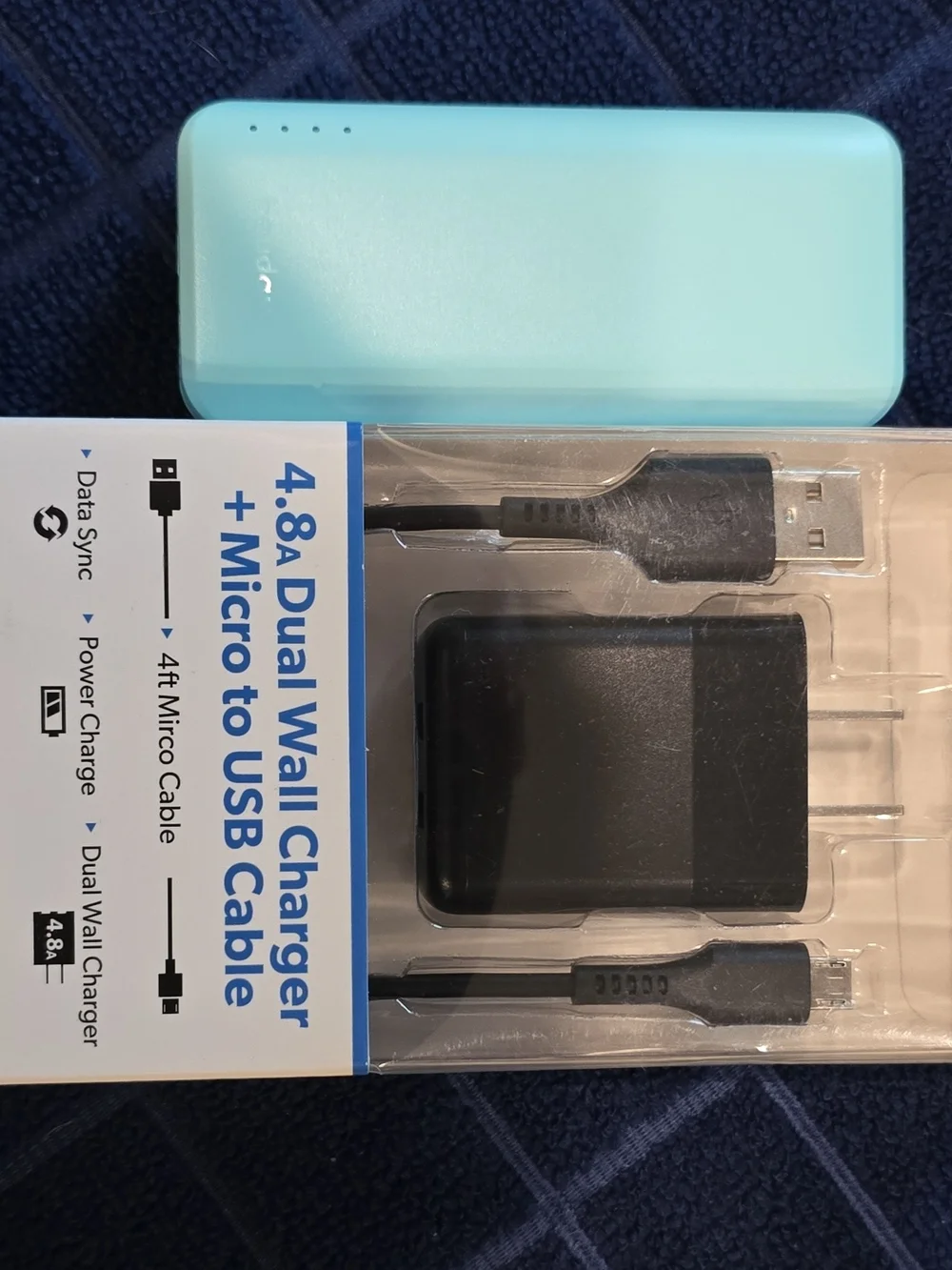 MERKURY Innovations Ring Stand Car Mount, Dual Wall Charger And Battery Charger